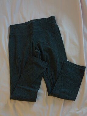 Original Nicole Miller Blue Herringbone Cotton Leggings S/P